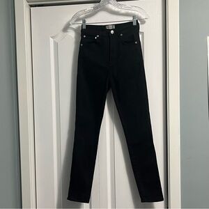AGOLDE Black Skinny Jeans Premium Denim Women’s size 25 high rise